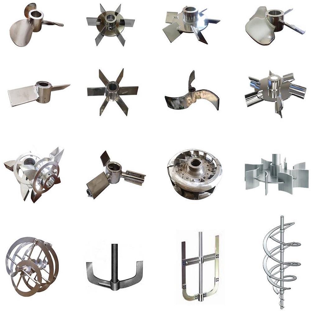 các loại cánh khuấy motor khuấy hóa chất