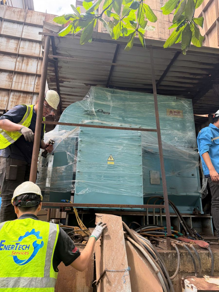bảo dưỡng động cơ điện trung thế