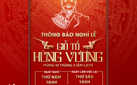 Kỹ Thuật Năng Lượng thông báo lịch nghỉ Giỗ Tổ 